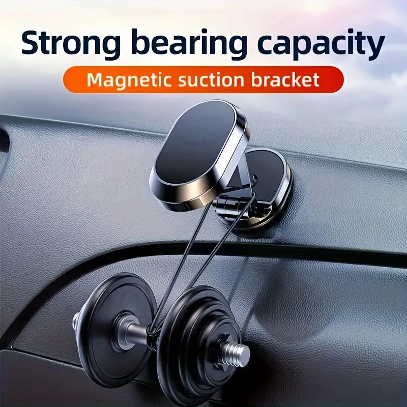 Magnetic cell phone holder for the car