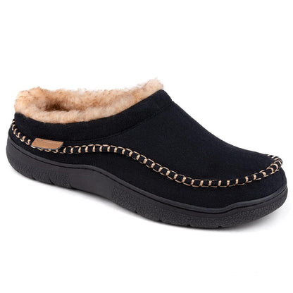 🔥🚀 Hot Sale! Limited Stock! 🌟👟💥Men's Non-Slip Warm Plush Slip-On Loafers with Wide Toe Box 