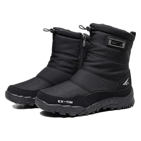 (⏰Limited Time Discount 50% ) Men's Orthopedic Ankle Support Snow Boots - Waterproof, Warm &amp; Lightweight Hiking Boots