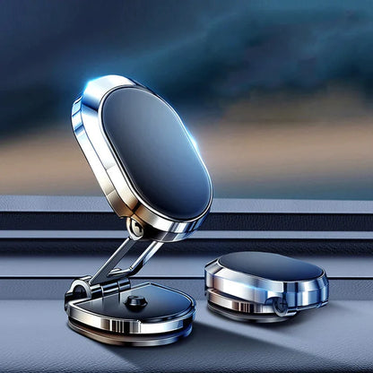 Magnetic cell phone holder for the car