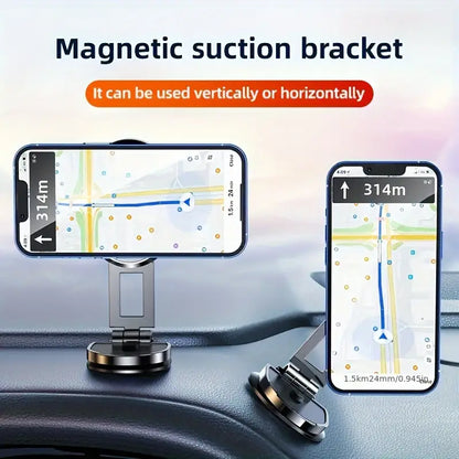 Magnetic cell phone holder for the car