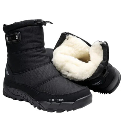 (⏰Limited Time Discount 50% ) Men's Orthopedic Ankle Support Snow Boots - Waterproof, Warm &amp; Lightweight Hiking Boots