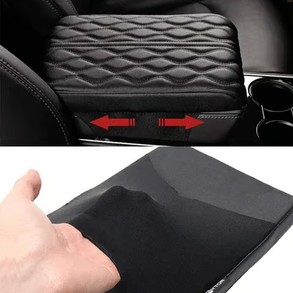 Memory Cotton Leather Car Armrest Box Pad (Universal style)