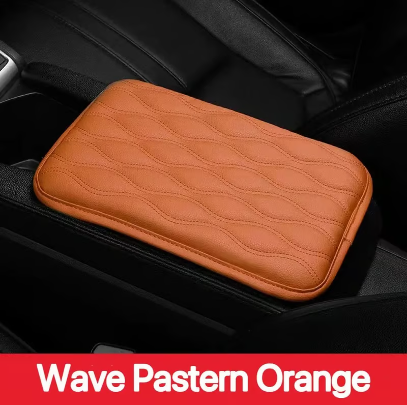 Memory Cotton Leather Car Armrest Box Pad (Universal style)