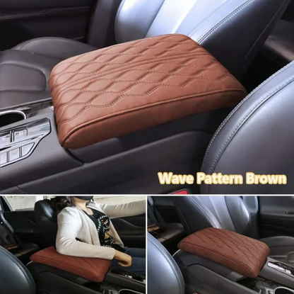 Memory Cotton Leather Car Armrest Box Pad (Universal style)