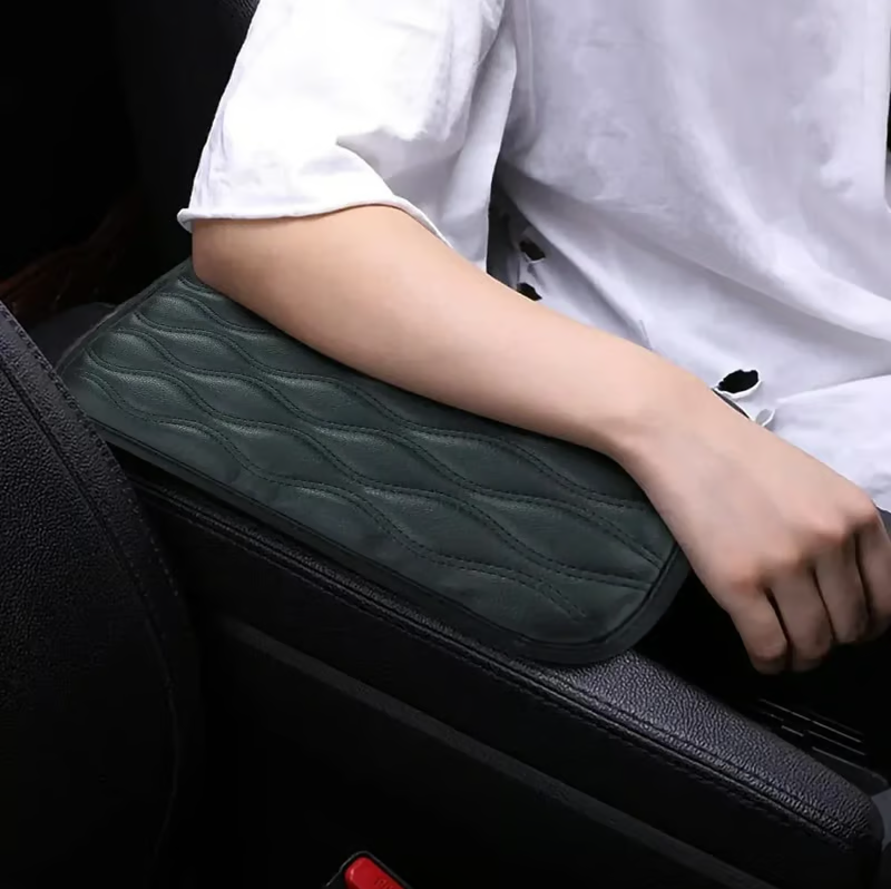 Memory Cotton Leather Car Armrest Box Pad (Universal style)